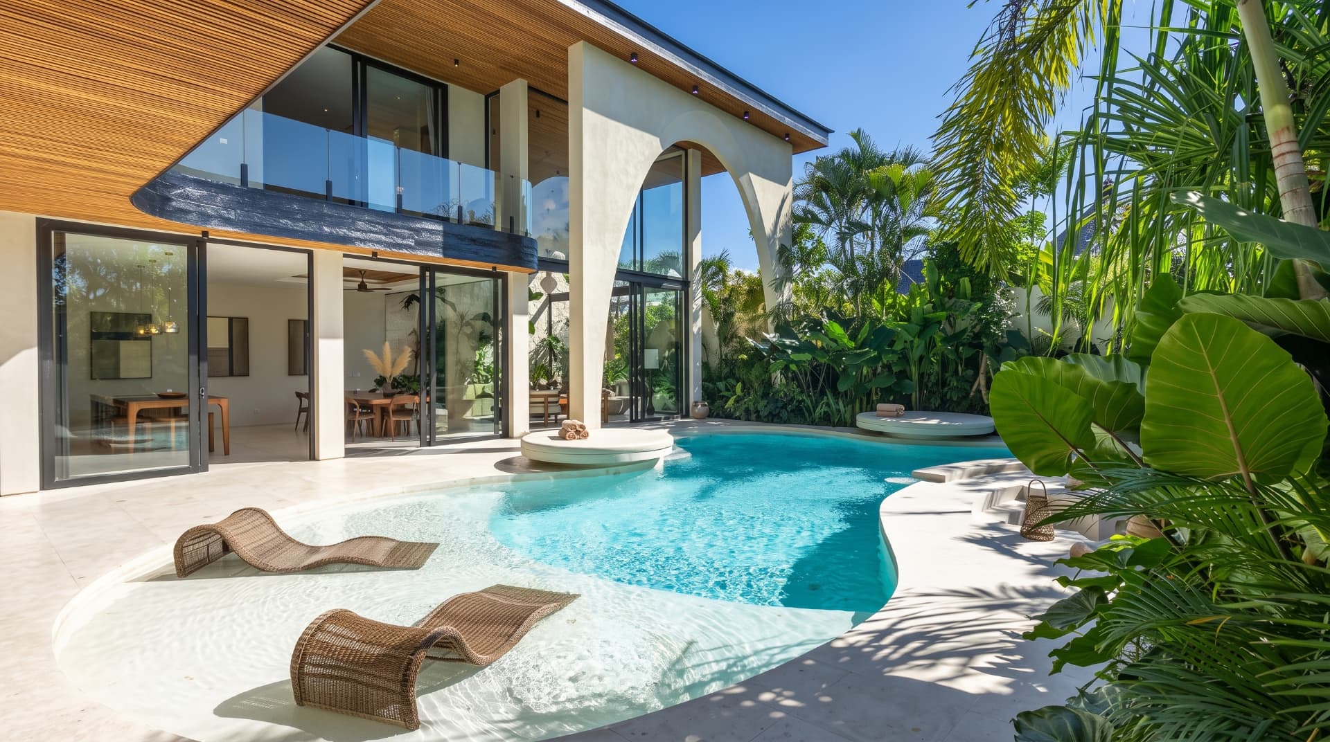 The Arch pool & living pavilion